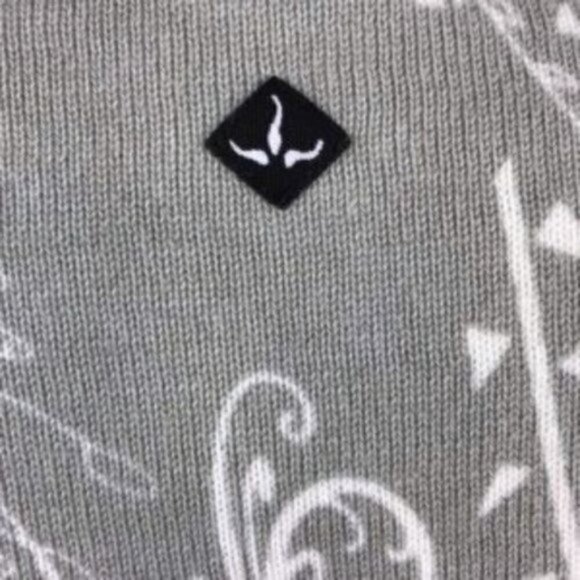 Prana floral cardigan sweater button down gray size small - Picture 5 of 7